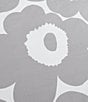 Color:Grey/White - Image 5 - Unikko Floral Duvet Cover Mini Set