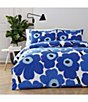 Color:Blue - Image 3 - Unikko Floral Duvet Cover Mini Set