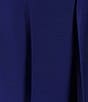 Color:Royal - Image 5 - Plus Size 3/4 Batwing Sleeve Keyhole Crew Neck 3-Piece Pant Set