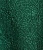 Marina Plus Size Jacquard Brocade Sleeveless Bow Shoulder Gown, Color:Green - Image 3