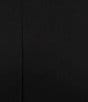 Color:Black - Image 3 - Plus Size Long Beaded Sleeves Keyhole Neck Scuba Crepe Dress