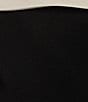 Color:Black/Ivory - Image 3 - Sleeveless Strapless Neck Scuba Crepe A-Line Maxi Dress