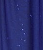 Color:Royal - Image 4 - Sleeveless V-Neck Chiffon Overlay V-Back Sequin Lace Dress