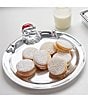 Mariposa Hugging Santa Round Cookie Platter - Image 2