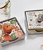 Mariposa Orange Pumpkin Beaded Collection Napkin Box Set - Image 2