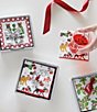 Mariposa Sitting Lab With Red Hat Beaded Collection Napkin Box - Image 2