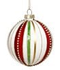 Mark Roberts Beaded Holiday Stripe Ornament, Box Of 6 - Image 2