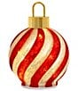 Mark Roberts Candy Swirl Tabletop Ornament With LED Set Of 2 - Image 1