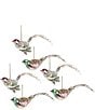 Mark Roberts Elegant Bird Ornament Set of 6 - Image 2