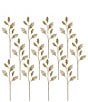 Mark Roberts Elegant Glitter Holly Leaf Spray, Set of 12 - Image 2
