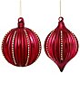 Mark Roberts Festive Striped Ornament, Box Of 6 - Image 1