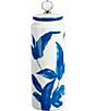 Mark Roberts Floral Decorative Jar with Lid, Color:Blue - Image 3