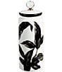 Mark Roberts Floral Decorative Jar with Lid, Color:Black - Image 2