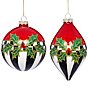Mark Roberts Holiday Collection 6-Piece Assortment Checkered Ornament Box Set - Image 1