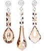 Mark Roberts Holiday Collection 6-Piece Assortment Crystal Drop Hanging Ornament Set - Image 1