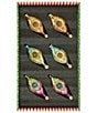 Mark Roberts Holiday Collection 6-Piece Assortment Glitter Finial Drop Hanging Boxed Ornament Set - Image 1