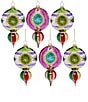 Mark Roberts Holiday Collection 6-Piece Assortment Multi Drop Hanging Boxed Ornament Set - Image 2
