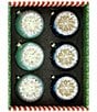 Mark Roberts Holiday Collection 6-Piece Assortment Reflective Ball Hanging Boxed Ornament Set - Image 2