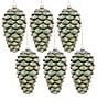Mark Roberts Holiday Collection 6-Piece Pinecone Shape Hanging Ornament - Image 2
