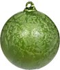 Color:Dark Green - Image 2 - Holiday Collection Frosted Glass Ball Ornament, Set of 4