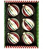 Mark Roberts Holiday Stripe Ornament, Box Of 6 - Image 1