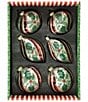 Mark Roberts Holly Stripe Ornament Box of 6 - Image 2