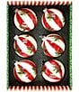 Mark Roberts Holly Stripe Ornament Box of 6 - Image 2