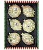 Mark Roberts Pearl Bead Diamond Ornament, Box Of 6 - Image 1