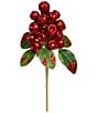 Mark Roberts Pod Berry Cluster Red Pick Set Of 12 - Image 1