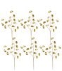 Mark Roberts Sculpted Ginkgo Leaf Spray Set of 6 - Image 2