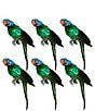 Mark Roberts Sequined Parrot Decor Small Set Of 6 - Image 2