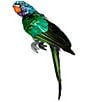 Mark Roberts Sequined Parrot Decor Small Set Of 6 - Image 1