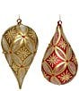 Mark Roberts Snowflake Teardrop Ornament, Box Of 4 - Image 2