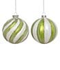 Mark Roberts Spiraled Glitter Ornament Box Of 6 - Image 2