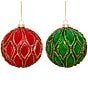 Mark Roberts Velvet Leaf Ornament Box Of 6 - Image 1