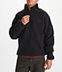 Color:Black - Image 1 - Aros Fleece Solid Half-Zip Pullover