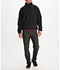 Color:Black - Image 3 - Aros Fleece Solid Half-Zip Pullover
