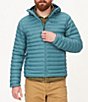Color:Moon River - Image 1 - Echo Featherless Hooded Snow Ski Puffer Down Jacket