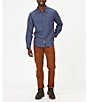 Color:Storm/Hazel - Image 3 - Fairfax Novelty Dot Print Lightweight Flannel Long Sleeve Shirt