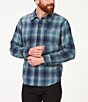 Color:Arctic Navy - Image 3 - Fairfax Novelty Lightweight Flannel Long Sleeve Shirt