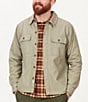 Color:Vetiver - Image 1 - Incline Heavyweight Flannel Long Sleeve Woven Shirt