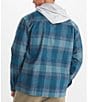 Color:Moon River - Image 2 - Incline Plaid Heavyweight Flannel Long-Sleeve Woven Shirt