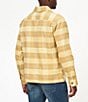 Color:Light Oak - Image 2 - Incline Plaid Heavyweight Flannel Long-Sleeve Woven Shirt