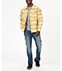 Color:Light Oak - Image 3 - Incline Plaid Heavyweight Flannel Long-Sleeve Woven Shirt
