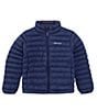 Color:Arctic Navy - Image 1 - Little/Big Kids 4-15 Long Sleeve Echo Featherless Jacket