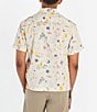 Color:Papyrus Trail Mix - Image 2 - Muir Printed Woven Short Sleeve Camp Shirt