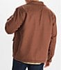 Color:Pinecone - Image 2 - Ridgefield Solid Faux-Sherpa Flannel Shirt Jacket