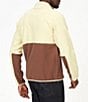 Color:Wheat/Pinecone - Image 2 - Rocklin Half-Zip Fleece Pullover