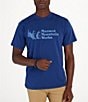Color:Twilight Blue - Image 1 - Short Sleeve Mountain Works Graphic T-Shirt