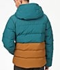 Color:Dark Jungle/Hazel - Image 2 - Snow Ski Color Block Shadow Puffer Jacket